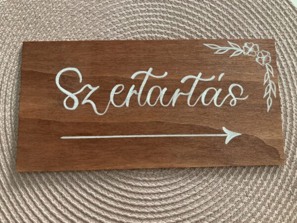 Szertartás tábla